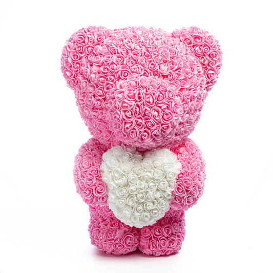 Immortal Rose Bear Love Heart Gift