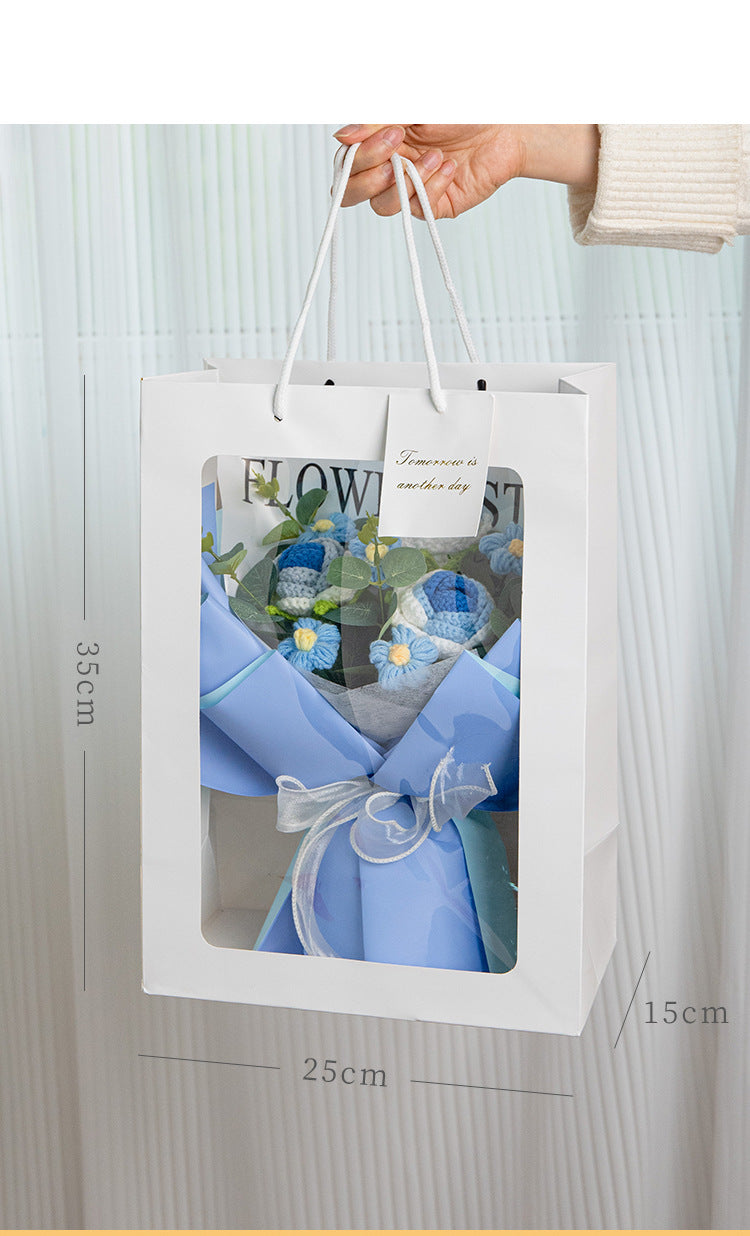 Valentines Day Rose Hand-woven Bouquet