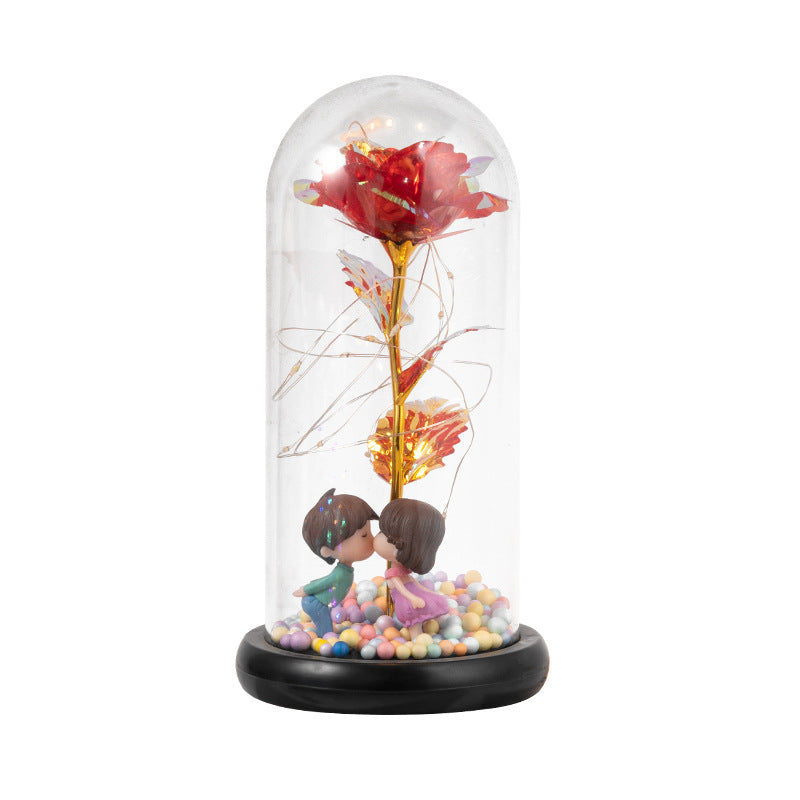 Eternal Rose in Glass