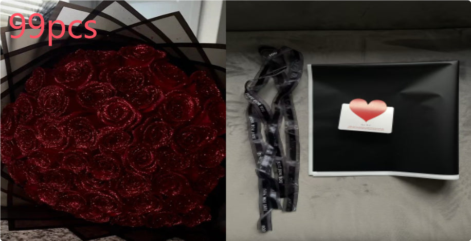 Personalized Valentine's Day Bridal Bouquet Preserved Fresh Flower