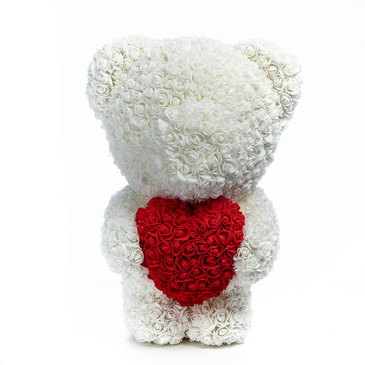Immortal Rose Bear Love Heart Gift